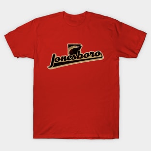 Jonesboro Retro Swash (Gold) T-Shirt